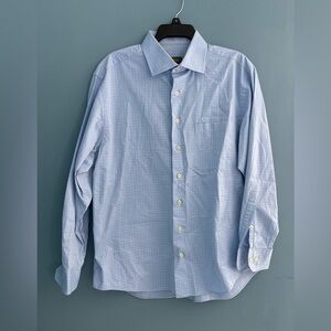 Classic Blue Dress Shirt for Men